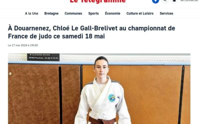 Chloé Le Gall-Brelivet au championnat de France de judo ce samedi 18 mai