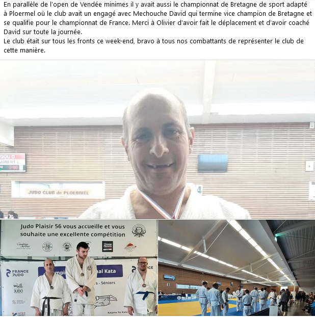 97 1502 David - Championnat de Bretagne Para Judo adapté